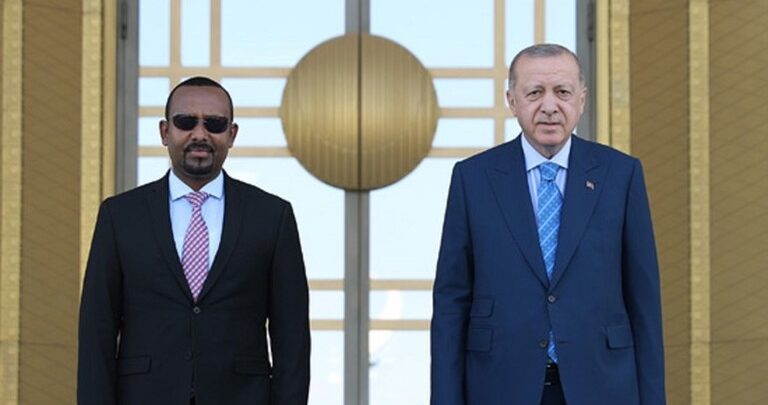 الرئيس أردوغان يستقبل أبي أحمد