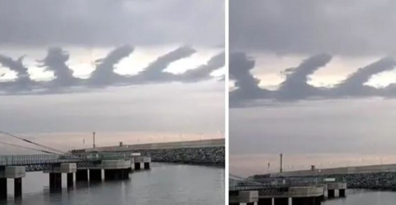 سحابة نادرة في العالم تظهر في اسطنبول