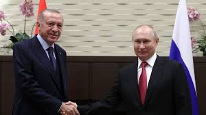 الرئيس الروسي يهنئ أردوغان بفوزه بالانتخابات الرئاسية التركية