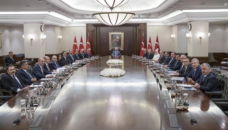 عقد الاجتماع الثالث لمجلس الوزراء اليوم برئاسة أردوغان